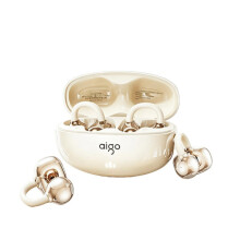 (skin color) Aigo/CJ195 Bluetooth Earphones, Wireless Air Conduction Open-Ear Clip-On Design