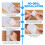 Ranpo White Foldable Rechargeable LED Desk Lamp Portable 4