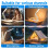 Ranpo White Foldable Rechargeable LED Desk Lamp Portable 2