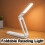 Ranpo White Foldable Rechargeable LED Desk Lamp Portable 7
