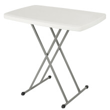 Small Folding Dining Table Picnic Tables Height Adjustable White