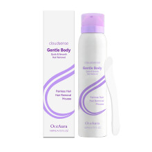 (140ml+scraper*1) OCEAURA Gentle Hair Removal Foam Mousse Gentle and refreshing full body hair removal body cleansing daily portable
