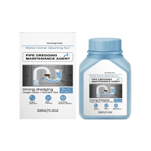(320G) Pipe cleaner, kitchen oil stain, bathroom hair blockage, care pipe odor deodorization household cleaner