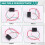 4Pcs  3.6V-6V to 20kv Boost Step  Power Module High Voltage Generator Transformer Converter Module 8