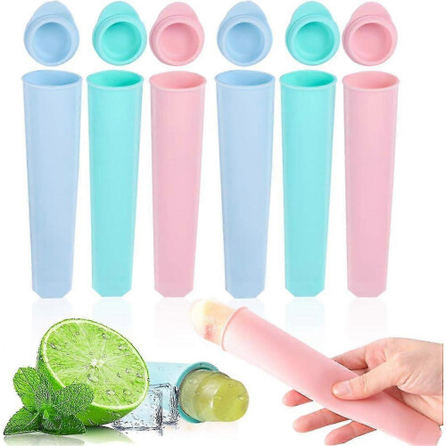 IDIY Wiederverwendbare 6-teilige Silikon-Eisformen, BPA-frei, für Eiscreme