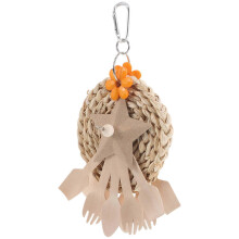 4Pcs Hanging Parrot Swing Chewing Toy Set for Small Birds Cockatiels