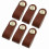 6 Nordic Kid-Safe Kitchen Drawer Pulls with Leather & Anti-Strike Door Handles 1