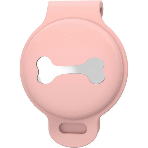 Anello porta-collare per cani e gatti Apple, colore rosa, 1 pezzo.