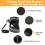 Adjustable Black Cat Harness Vest with Leash Reflective Strips Breathable Easy Put On Kitten 3