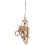 Giocattolo da masticare per pappagalli in materiale sintetico, beige, sicuro e resistente per uccelli. 5