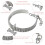 Glittery Elastic Dog Collar 25cm Adjustable Crystal Pet Collar with Extension Chain 2