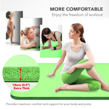 NBR闭孔发泡 Yogamatte grün 1830x610x10mm Fitnessmatte