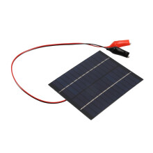 Waterdicht Zonnepaneel 5W 12V Outdoor DIY Zonnecellen Oplader Polysilicium Epoxy Panelen 136X110MM voor 9-12V Batterij Tool