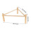 Bird Poultry Gym Accessory SolidWood Parrot Perch Stand RestPlatform TrainingStation Rack 3