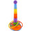 Cockatiels Parakeets Parrots Interactive Ring Toss Toy Mental Exercise Safe Random Colors 3