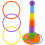 Cockatiels Parakeets Parrots Interactive Ring Toss Toy Mental Exercise Safe Random Colors 5