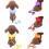 Cute Purple Nylon Pet Harness with Mini Wings Size S 3