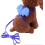 Cute Purple Nylon Pet Harness with Mini Wings Size S 4