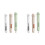 6x 2-in-1 Automatic Needle Threaders Seam Ripper ,Needle Threaders for Hand Sewing, Quick Needle Threading Tool 2