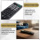 RM-AAU135 Remote Control for  STR-KM3 STR-KM5 AAU136 SS-MSP7M Power Amplifier Remote Control Replacement 6