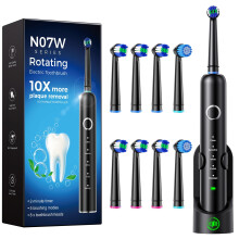 Novalun Rotating Electric Toothbrush for Adults and Kids N07W