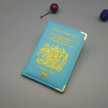 (Baby Blue)Fashion Retro Nylon Passport Holder Multi Purpose Id Card Wallet Covers Gift