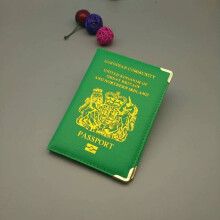 (Green)Fashion Retro Nylon Passport Holder Multi Purpose Id Card Wallet Covers Gift