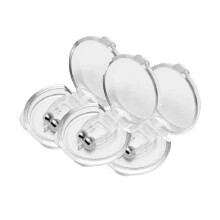(3Pcs)1pc Silicone Anti Snore Nose Clip Magnetic Stopper Snoring Silent Sleep