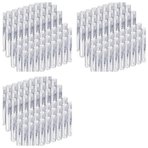 180PCS  Sprays Bottle, 3ml 5ml  Clear Plastic Sprays Bottle Empty Small Empty Sample Containers Bottle 1