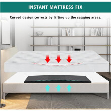 Sagging Mattress Support Fix Sinking Beds High Density Foam Insert Pad for Sagging Bed Repair 47 X 25 X 2 Inches 2pcs