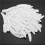 500pcs  Cosmetic Spatula Scoop Disposable White Plastic Mask Spatula Spoons 6