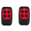 2X 280-868MHZ Garage Remote Control Duplicator Multifrequency Wireless Copy Remote Control Universal Door Opener Red 2
