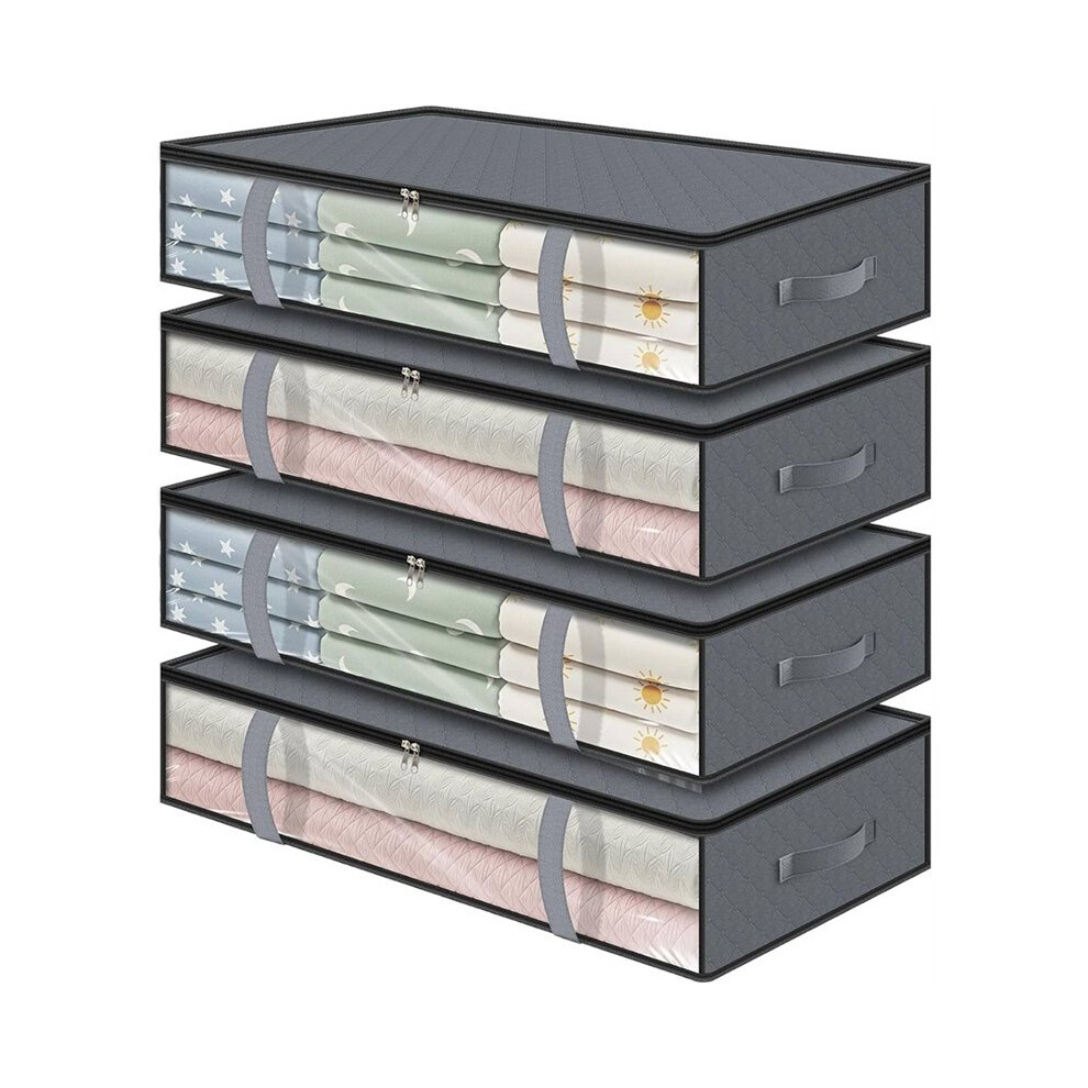 Lot de 12 Boîtes de Rangement Sous le Lit - Organisateurs pour ...