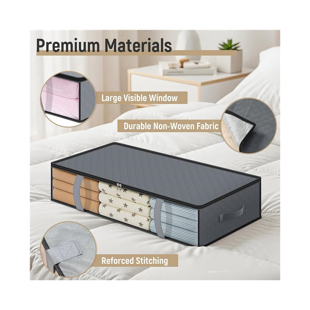 Lot de 12 Boîtes de Rangement Sous le Lit - Organisateurs pour ...