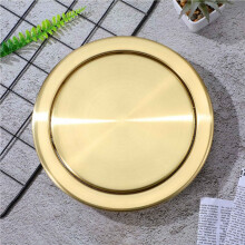 2X Stainless Steel Trash Can Lid Cover Recessed Countertop Garbage Bin Flap for Kitchen Bathroom Built-in Flush Mount