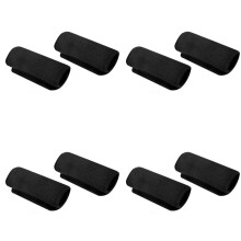 8Pack Walker Handle Cushions Walker Grip Covers Pads Walker Padded Hand Grip Covers for Rolling Wheelchair Walker Black