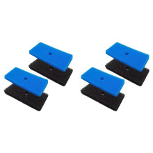 4 Sets Replacement Pond Filter Pads for Outdoor Ponds Coarse and Fine Pond Filter Media for Pond 871980305528 for Fish