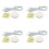 4X Penetrable Wood Panel Wireless Touch Sensor LED Light  Hand Sweep Control Dimmable Touch Dimmer 2