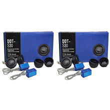 DDT-S30 2 Paire de Tweeters de Voiture en Film de Soie pour Modification de Voiture 180 W Haut-Parleur Audio Aigu pour Voiture