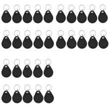30 Pièces GEN2 CUID Android App MCT Modifier UID Tag Modifiable Porte-Clés NFC 1k S50 13,56 MHz Bloc de Carte 0 Inscriptible 14443A