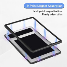 4X Étui Magnétique pour Cartes Gradées, Étui de Protection en Alliage D'Aluminium pour Présentation, Compatible avec les Cartes 35PT PSA/CGC/CSG