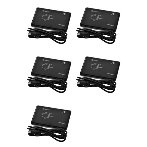5X USB RFID Reader 125khz EM4100 ID Contactless Sensitivity  Card Reader TK4100 Support Window System RFID Reader 1