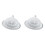 2X Suitable for  Coffee Machine Cleaning Tools, Coffee Machine Parts, Descaling Adapter 2