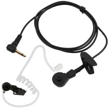 Fone de Ouvido de Fone de Ouvido de 3,5 Mm Fone de Ouvido Mono para Walkie-Talkie Transparente Apenas para Ouvir