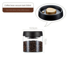3X Vacuum Sealed Jug Coffee Beans Glass Airtight Canister Food Grains Candy Keep Fresh Storage Jar 500Ml