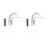 2X 3 Way /OFF 220V Wireless Remote Control  for Lamp Light  Home Remote Control  Receiver Transmitter 1