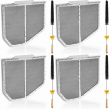 4X W10120998 Droger Pluizenfilter Vervangend Compatibel met voor Droger, Droger Pluizenfilter Vervangen