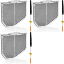 3X W10120998 Droger Pluizenfilter Vervangend Compatibel met voor Droger, Droger Pluizenfilter Vervangen