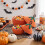 Living And Home 2-Piece Decorative Halloween Pumpkin Woven Baskets with Lids 1