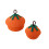 Living And Home 2-Piece Decorative Halloween Pumpkin Woven Baskets with Lids 3